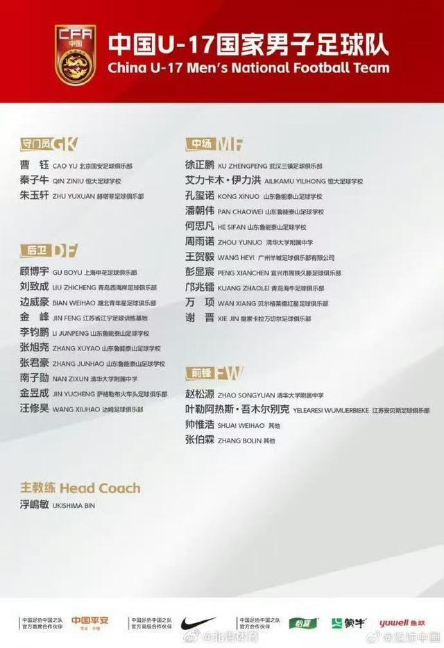 开云-U17国足大规模集结，海外球员回归备战亚洲杯